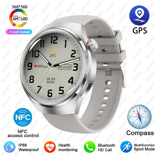 Huawei GT4 PRO Smart Watch Men Watch 4 Pro AMOLED HD Screen 2025.