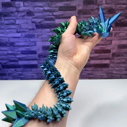 3d Printed Crystal Dragon.