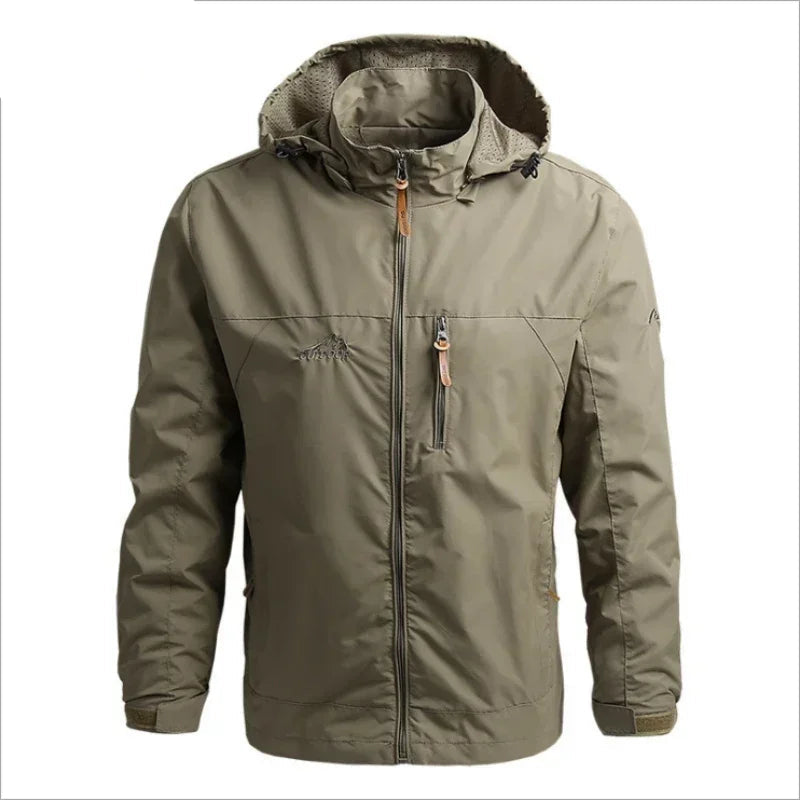 Jacket Men's Autumn Casual Waterproof Windbreaker.