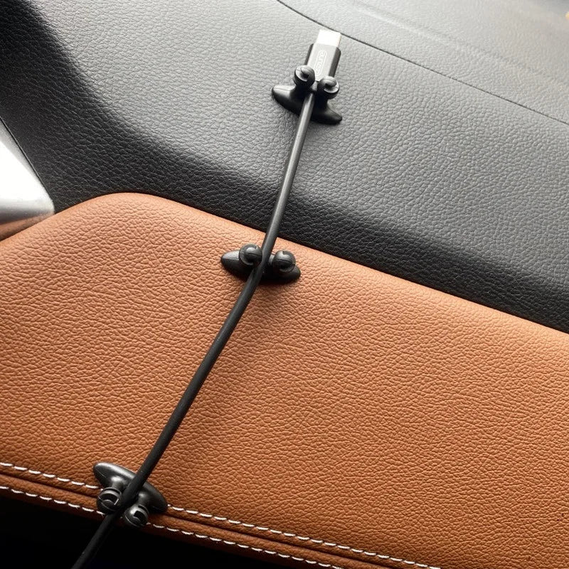 Car Dashboard Phone Charger Cable Manager Hook Headphone.