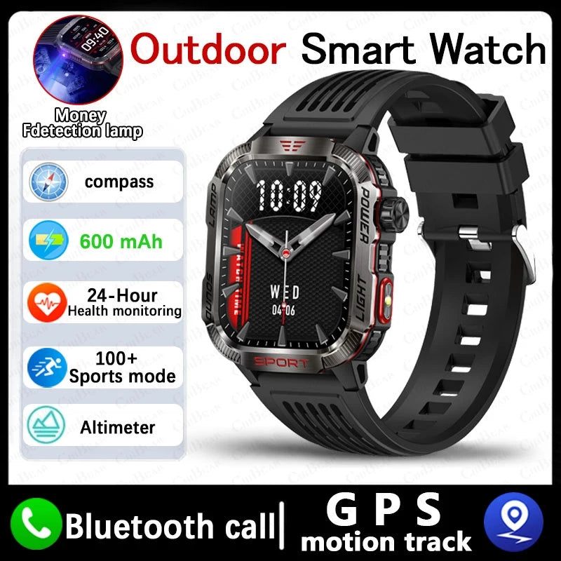 New For Huawei Xiaomi Military GPS Smart Watch Men.