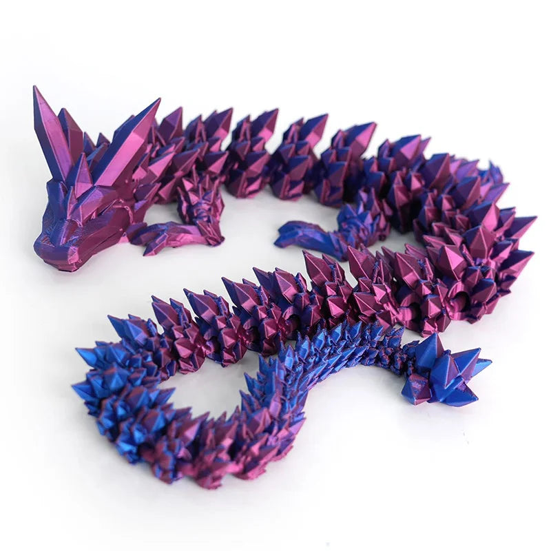 3d Printed Crystal Dragon.