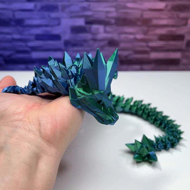 3d Printed Crystal Dragon.