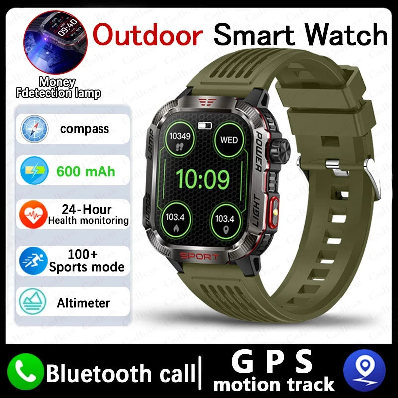 New For Huawei Xiaomi Military GPS Smart Watch Men.