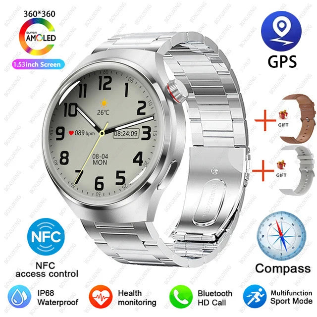 Huawei GT4 PRO Smart Watch Men Watch 4 Pro AMOLED HD Screen 2025.