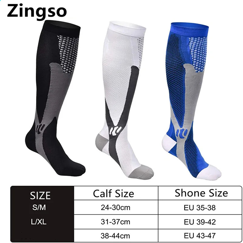 Running Socks Stockings 20-30 mmhg for Men Women.