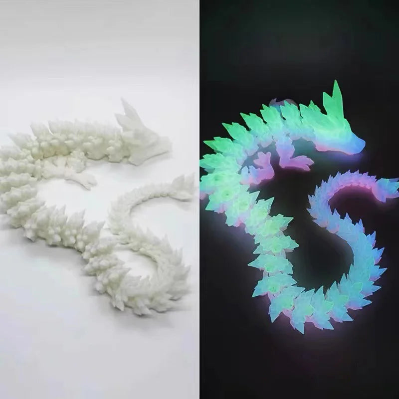 3d Printed Crystal Dragon.