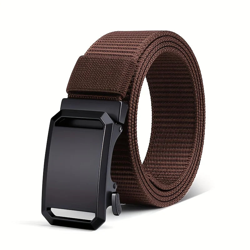 Premium Durable Tactical Workwear for Men Automatic Buckle Canvas Belt.