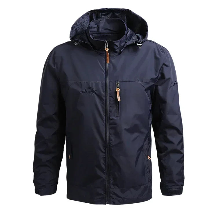 Jacket Men's Autumn Casual Waterproof Windbreaker.