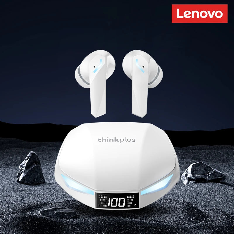 Lenovo GM2 PRO Wireless Bluetooth 5.4 LED Digital Display Waterproof Noise Cancelling.