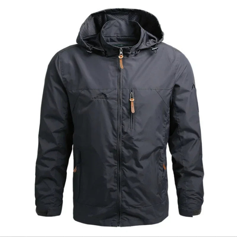 Jacket Men's Autumn Casual Waterproof Windbreaker.