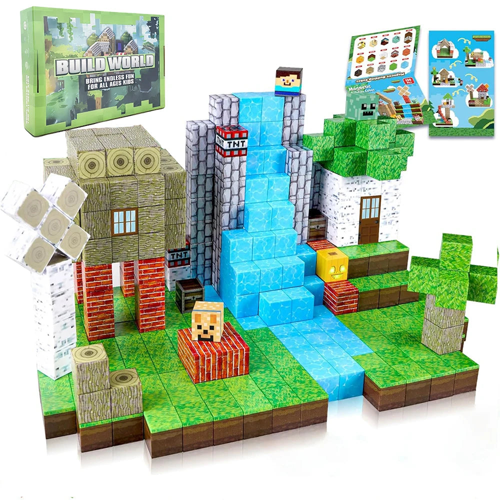 Magnetic Building Blocks Mine Magnet World.