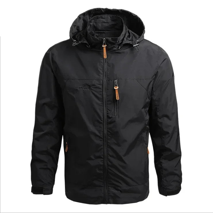 Jacket Men's Autumn Casual Waterproof Windbreaker.