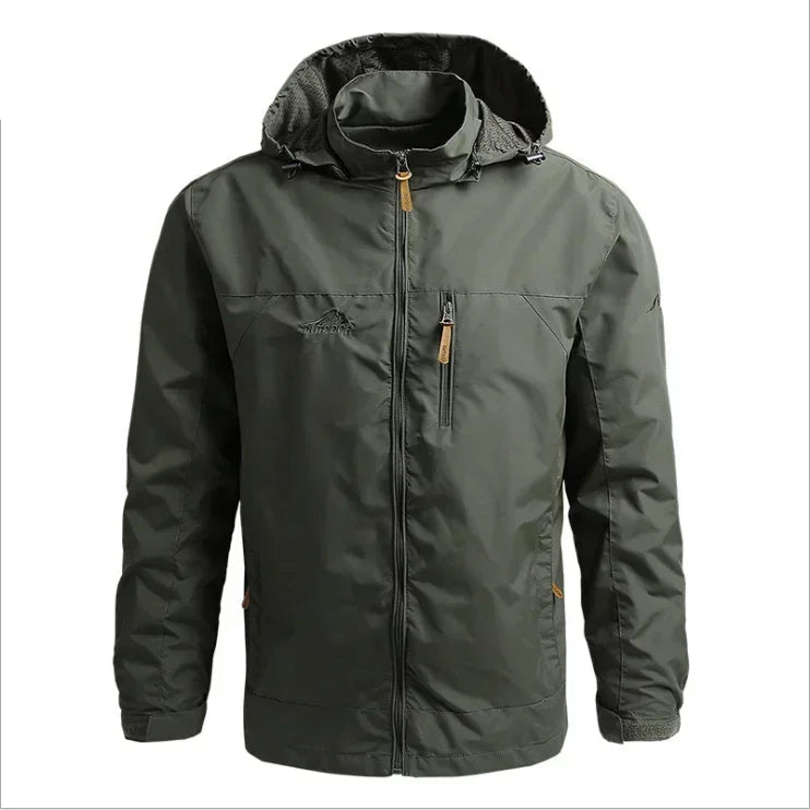 Jacket Men's Autumn Casual Waterproof Windbreaker.