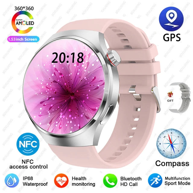 Huawei GT4 PRO Smart Watch Men Watch 4 Pro AMOLED HD Screen 2025.