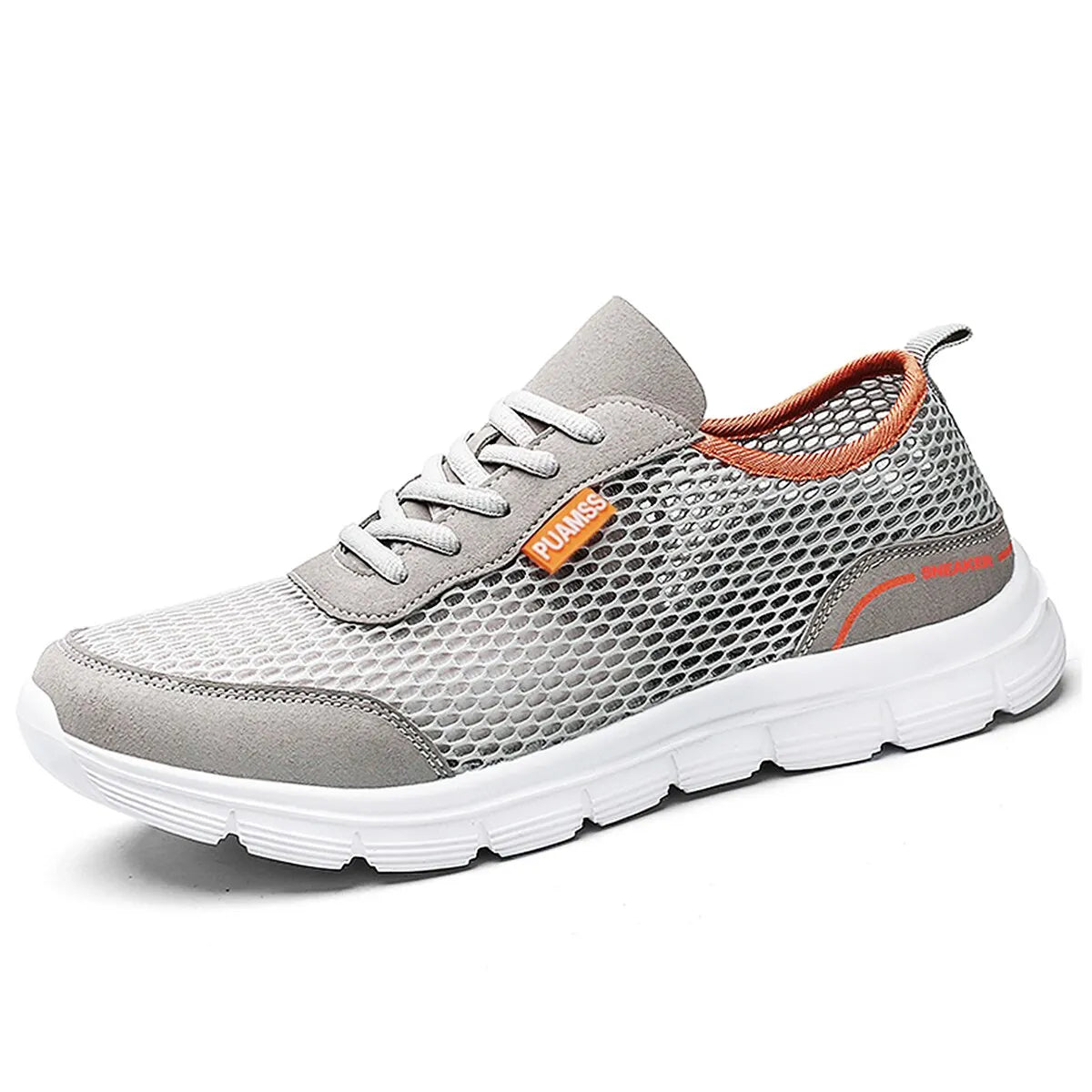 Men Sneakers Summer Mesh Running Shoes Lightweight.