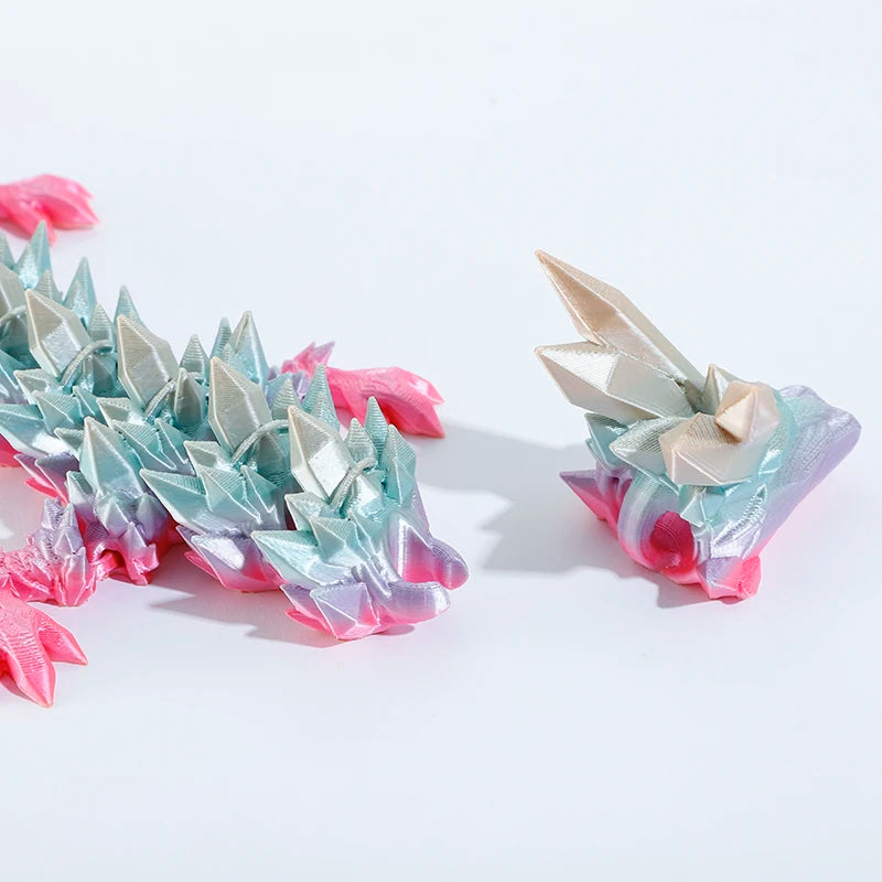 3d Printed Crystal Dragon.