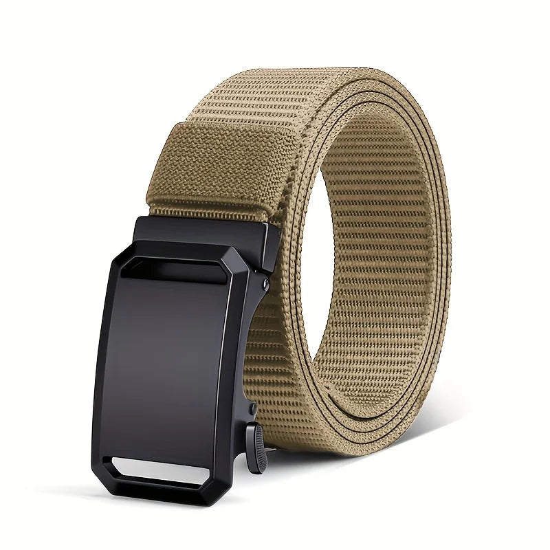 Premium Durable Tactical Workwear for Men Automatic Buckle Canvas Belt.