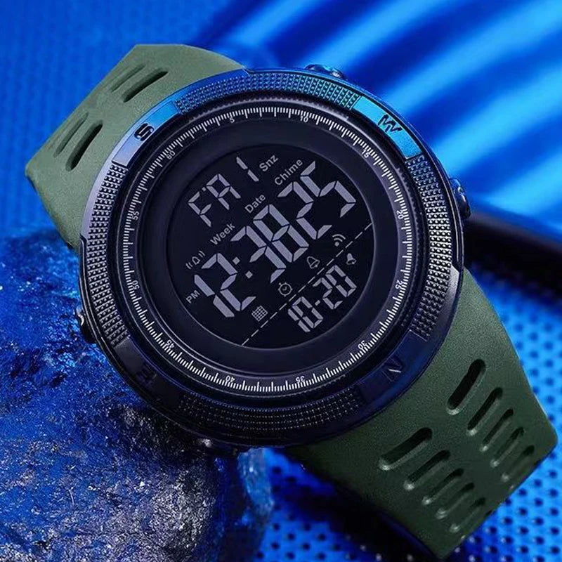 YIKAZE Y01 Military Men Sports Wristwatch Multifunction Men's Digital.