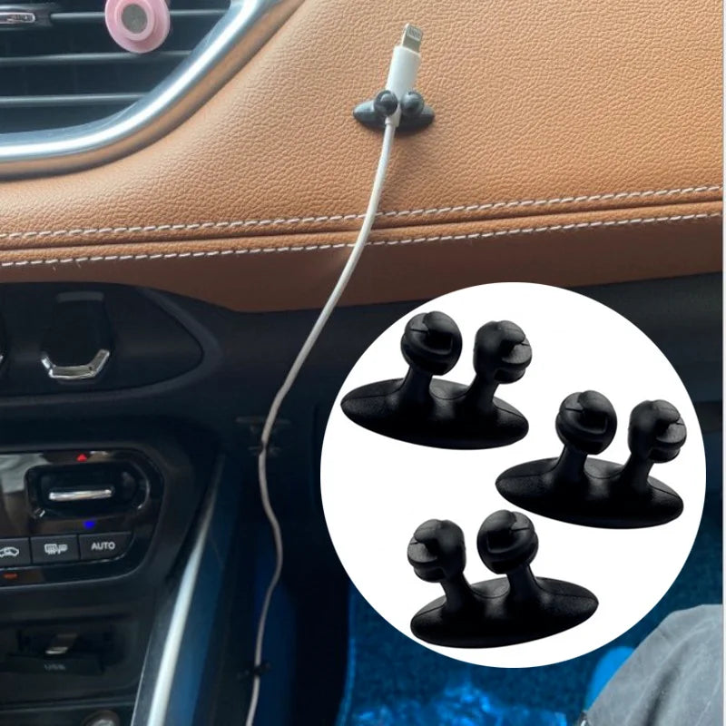 Car Dashboard Phone Charger Cable Manager Hook Headphone.