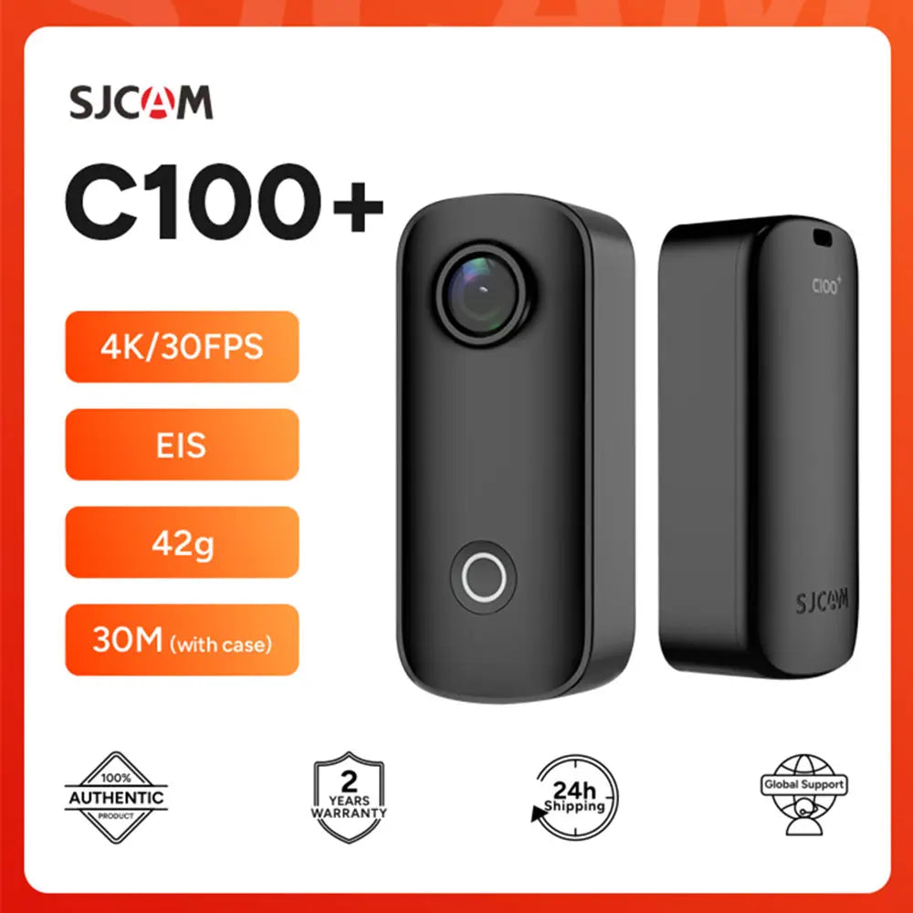 SJCAM C100 Plus Action Camera 4K 30M Waterproof 2.4G WiFi Action Sport action cam EIS bicycle helmet motorcycles