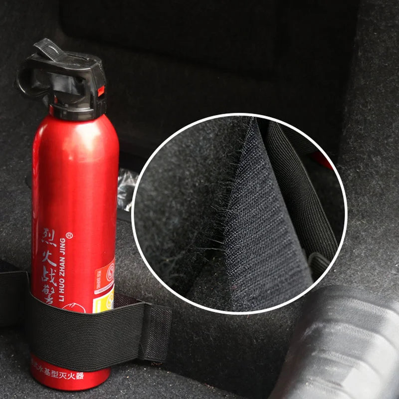 Car Trunk Storage Fixed Belt Nylon Fire Extinguisher Storage.